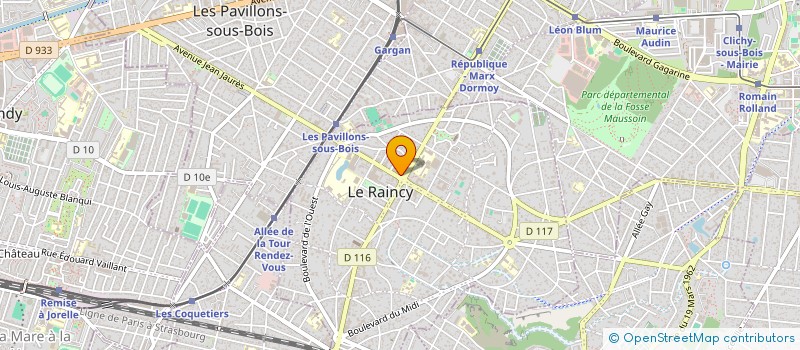 localisation de l'entreprise LIAM à LE RAINCY