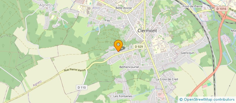 localisation de l'entreprise LIAM  CLERMONT