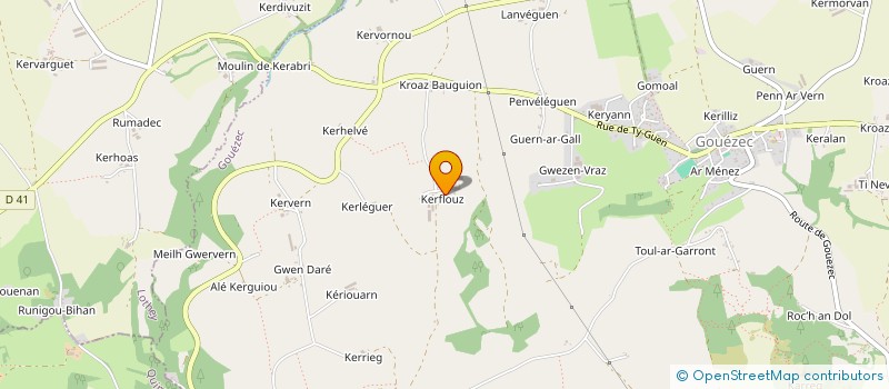 localisation de l'entreprise LIAM  PLEYBEN