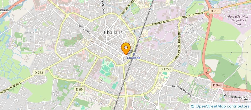 localisation de l'entreprise LIAM à CHALLANS