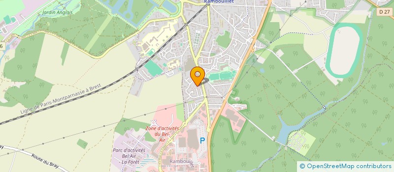 localisation de l'entreprise LIAM BORCHARDT COACHING  RAMBOUILLET