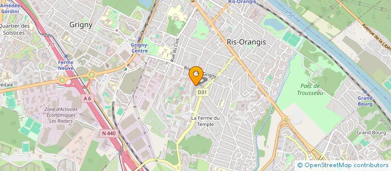 localisation de l'entreprise LIAM HUMANITY  RIS-ORANGIS