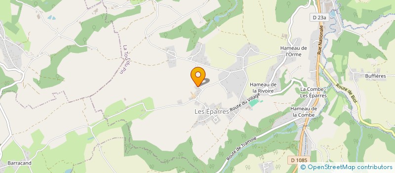 localisation de l'entreprise LIAM PULSION  LES EPARRES