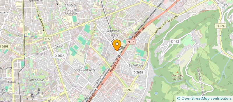 localisation de l'entreprise LIAM SCI  SAINT-MARTIN-D'HERES