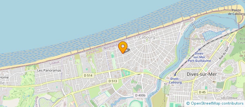 localisation de l'entreprise LIAMAEL à CABOURG