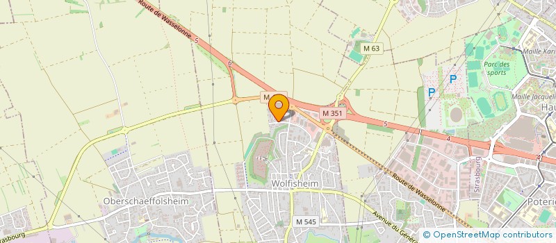 localisation de l'entreprise LIAMAHE  WOLFISHEIM