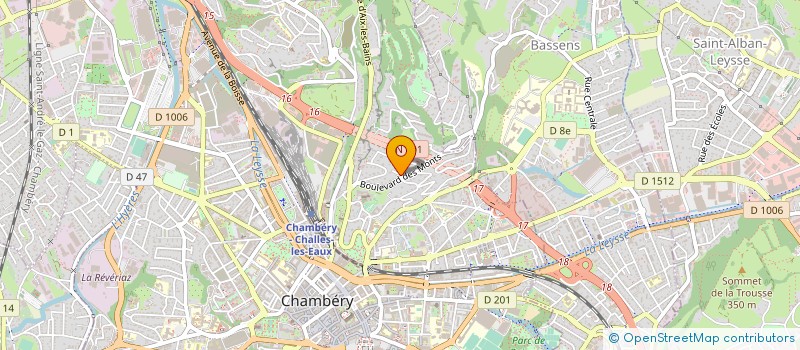 localisation de l'entreprise LIAMAR SARL  CHAMBERY