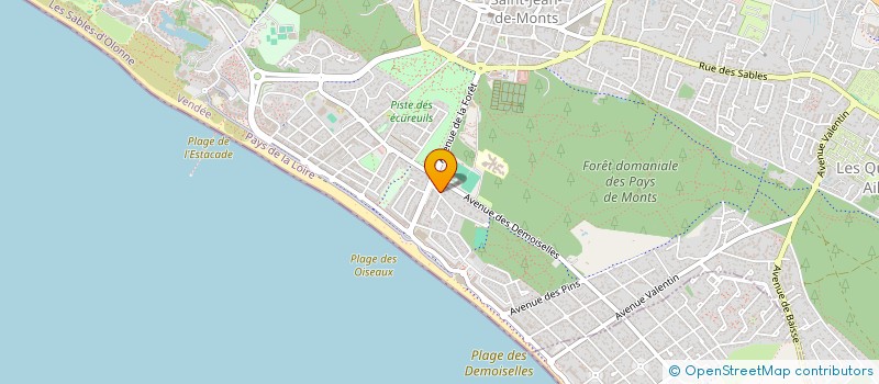 localisation de l'entreprise LIAMATLANTIC  SAINT-JEAN-DE-MONTS