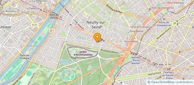 localisation de l'entreprise LIAMAZAL à NEUILLY-SUR-SEINE