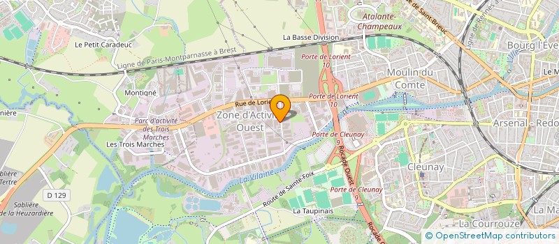 localisation de l'entreprise LIAMM BRETAGNE à RENNES