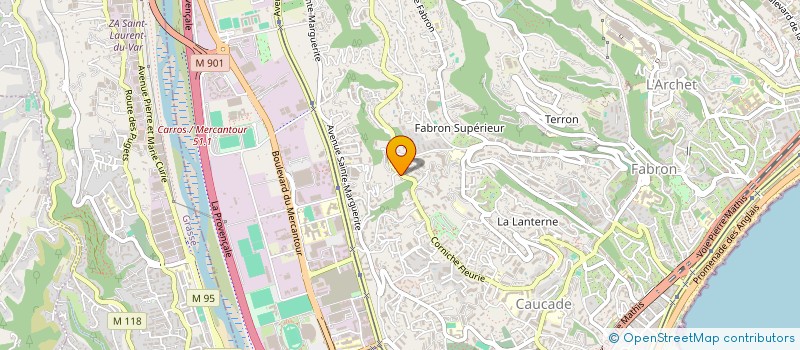 localisation de l'entreprise LIAN WORLD SARL à NICE