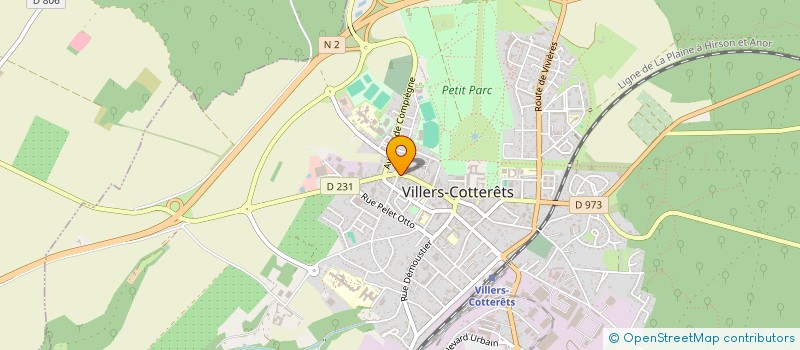 localisation de l'entreprise LIANA SOFIA à VILLERS-COTTERETS