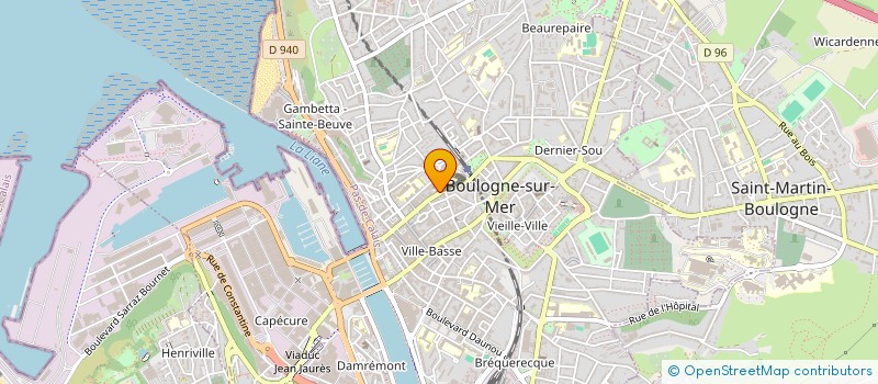 localisation de l'entreprise LIANE à BOULOGNE-SUR-MER