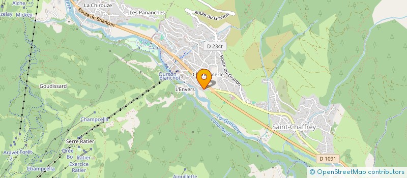 localisation de l'entreprise LIANE  SAINT-CHAFFREY