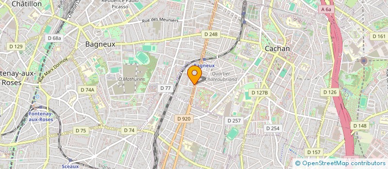 localisation de l'entreprise LIANE à BAGNEUX
