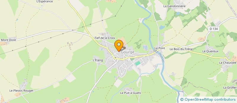 localisation de l'entreprise LIANE à GOURGE