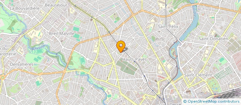 localisation de l'entreprise LIANE à NANTES