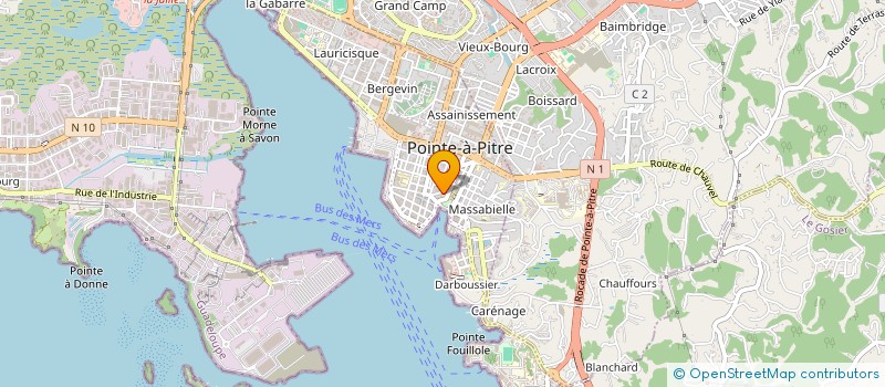 localisation de l'entreprise LIANE IMMO à POINTE-A-PITRE