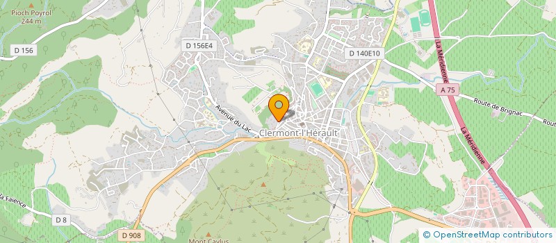 localisation de l'entreprise LIANES D'ALLIANCE  CLERMONT-L'HERAULT