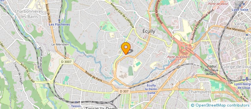 localisation de l'entreprise LIANNA  ECULLY