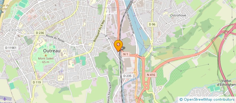 localisation de l'entreprise LIANOTEL  OUTREAU