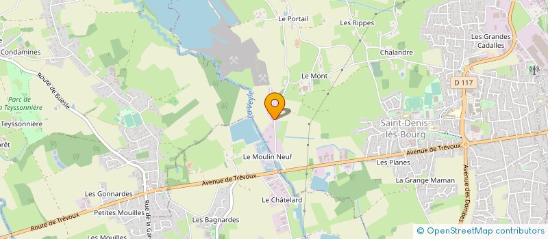 localisation de l'entreprise LIANTS ROUTIERS DE BOURG EN BRESSE à SAINT-DENIS-LES-BOURG