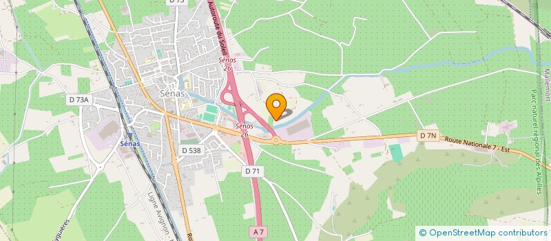 localisation de l'entreprise LIARDET ET FILS à SENAS