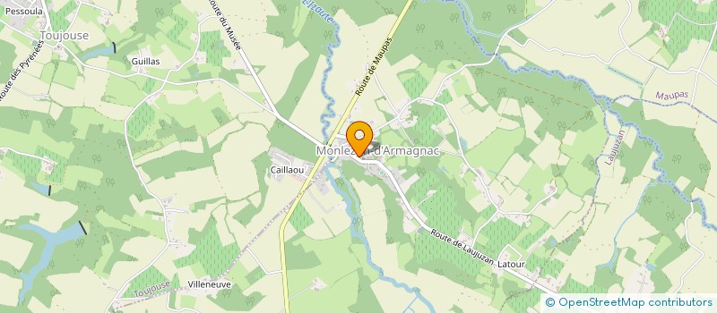 localisation de l'entreprise LIAS EN LIESSE  LIAS-D'ARMAGNAC