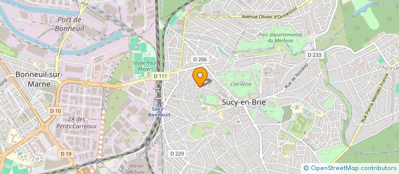 localisation de l'entreprise LIAUBET HOLDING à SUCY-EN-BRIE