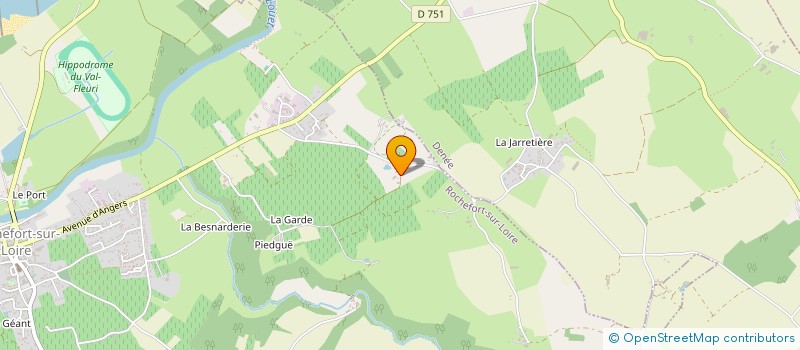 localisation de l'entreprise LIAUMERIE  ROCHEFORT-SUR-LOIRE