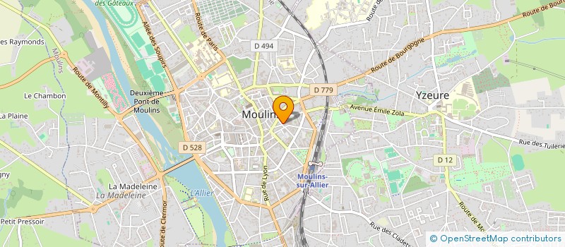 localisation de l'entreprise LIAVERO GROUP à MOULINS