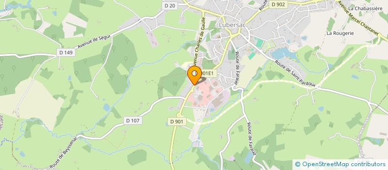 localisation de l'entreprise LIAVIN  LUBERSAC