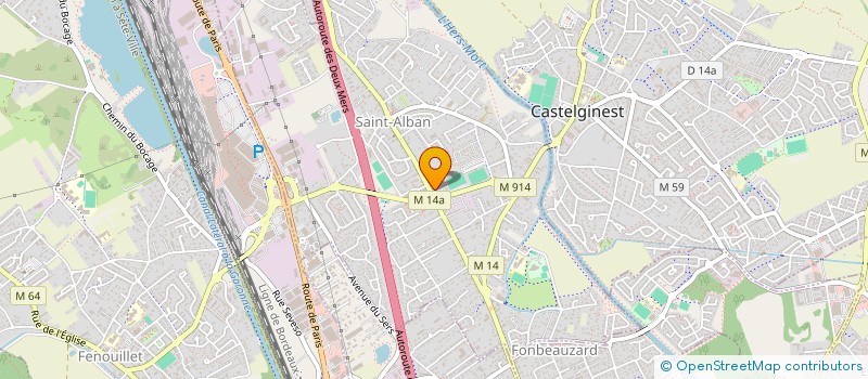 localisation de l'entreprise LIAZ COIFFURE BARBIER  SAINT-ALBAN