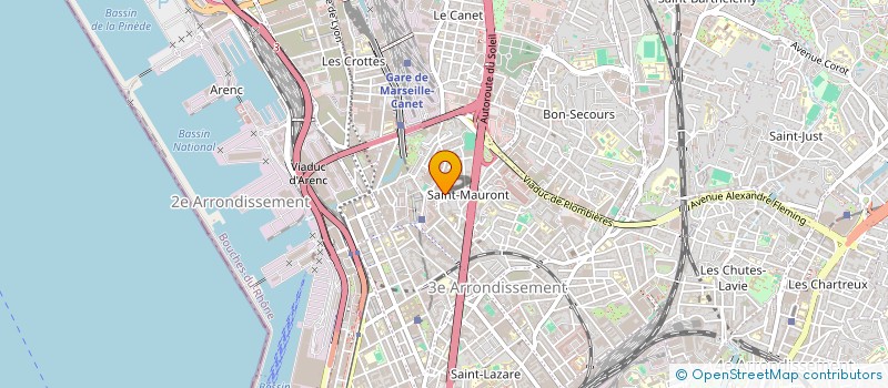localisation de l'entreprise LIAZID INVEST à MARSEILLE