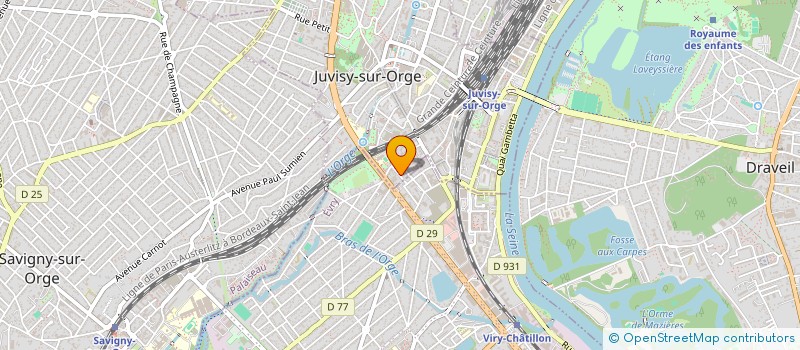 localisation de l'entreprise LIB' ASSUR à JUVISY-SUR-ORGE