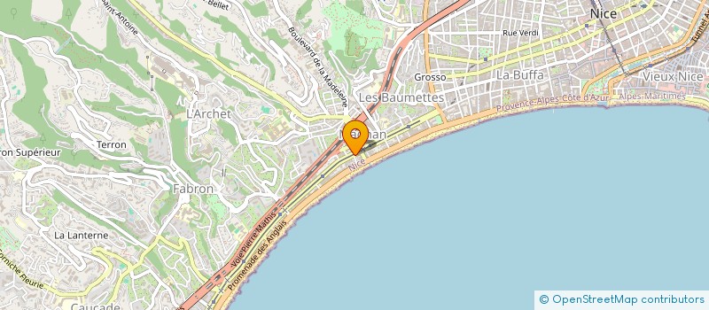 localisation de l'entreprise LIB BURGER ET COMPAGNIE à NICE