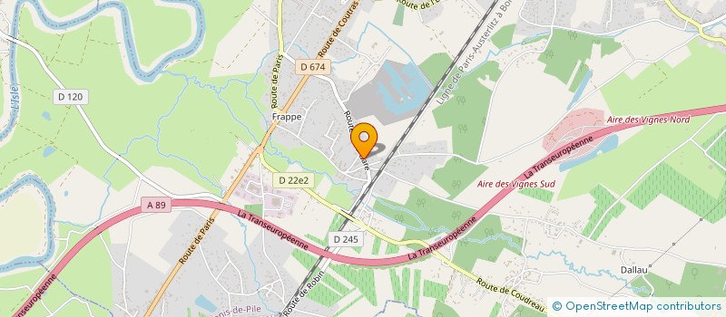 localisation de l'entreprise LIB'ELEC  SAINT-DENIS-DE-PILE