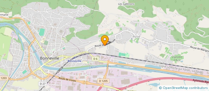 localisation de l'entreprise LIB'ENERGIES  AYSE