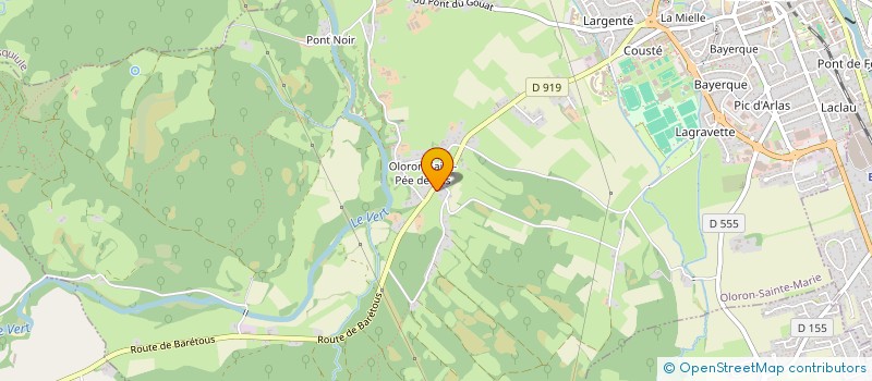 localisation de l'entreprise LIB'ET LUDE LUDOTHEQUE  OLORON-SAINTE-MARIE