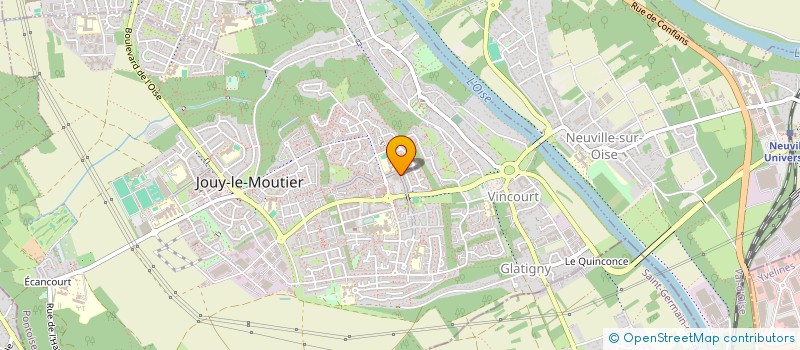 localisation de l'entreprise LIB'PRESS  JOUY-LE-MOUTIER