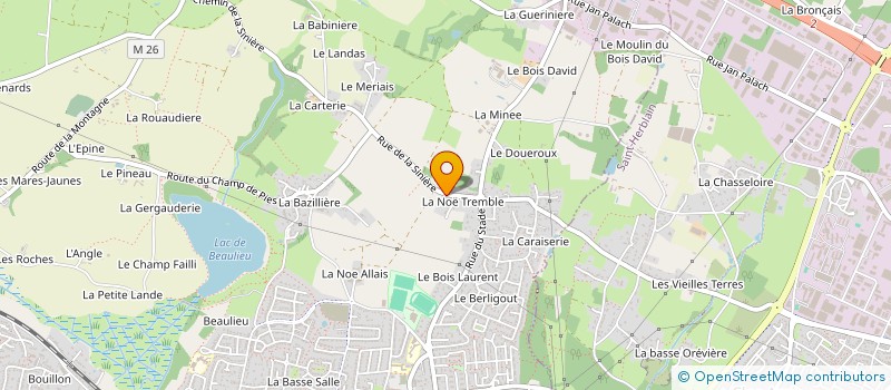 localisation de l'entreprise LIB'R TES PIEDS à COUERON
