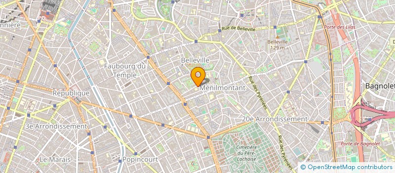 localisation de l'entreprise LIBAN 10  PARIS