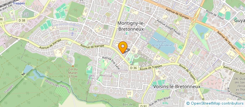 localisation de l'entreprise LIBANAIS EN YVELINES à MONTIGNY-LE-BRETONNEUX