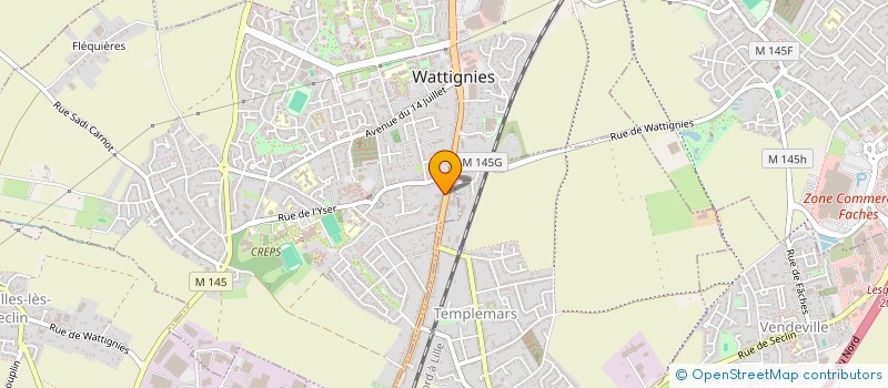 localisation de l'entreprise LIBARIE  WATTIGNIES