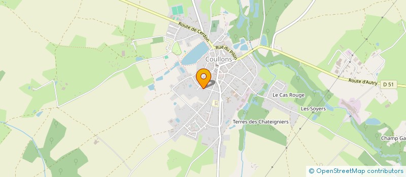 localisation de l'entreprise LIBASTAUR à COULLONS