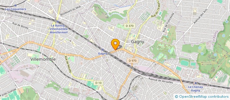 localisation de l'entreprise LIBAT  GAGNY