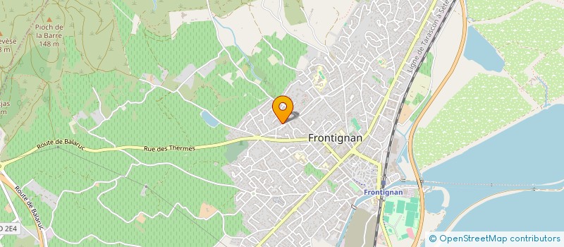 localisation de l'entreprise LIBATIS à FRONTIGNAN