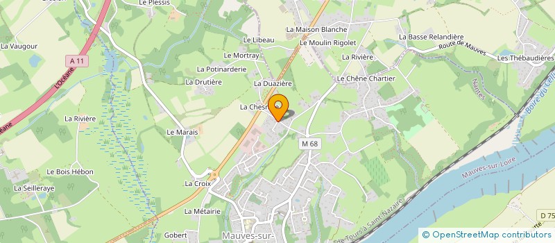 localisation de l'entreprise LIBCHEN'A à MAUVES-SUR-LOIRE