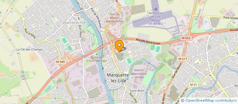 localisation de l'entreprise LIBEAL  MARQUETTE-LEZ-LILLE