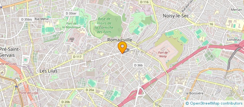 localisation de l'entreprise LIBEAUX SA à ROMAINVILLE